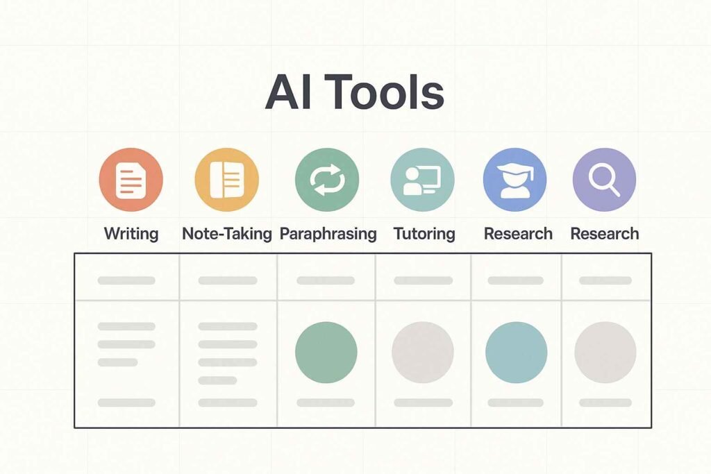 Comparison of top AI tools for students