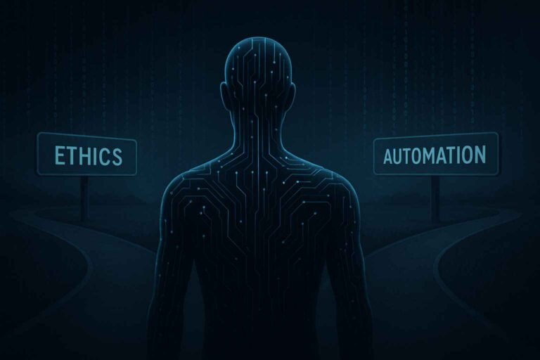 AI at a crossroads between ethics and automation
